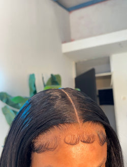 Pre-made Closure Wig - Bleach, Pluck + Wig Install